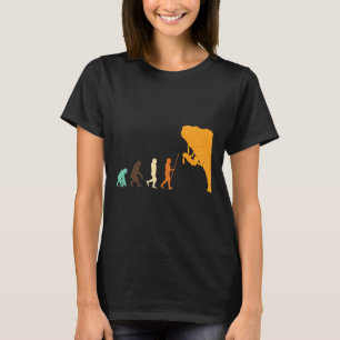 Klimmen Bergbeklimmen Evolutie Klimmers Geschenk K T-shirt