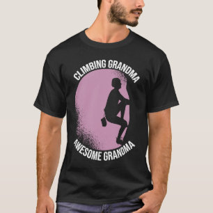 Klimmen Bergbeklimming Rotsbeklimming Oma Klimmer T-shirt
