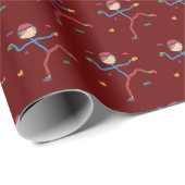 Klimmen binnen cadeaupapier (Rol Hoek)