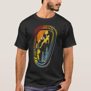 Klimmen Boulder Mountains Karabijnhaak Klimmen Roc T-shirt