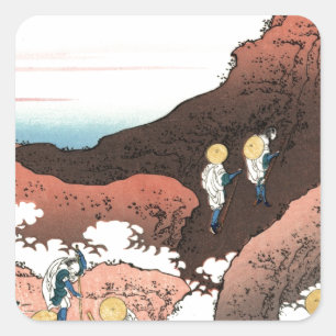 Klimmen_op_Mt._Fuji.jpg Vierkante Sticker