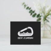 Klimmen Rock Bergen Klimmer Klimmen Gift Idee Briefkaart (Staand voorkant)