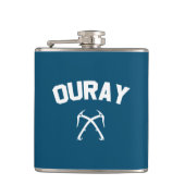 Klimmen van buitenijs heupfles (Voorkant)