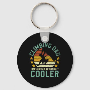 Klimmende Papa Bergbeklimmer Grappige Vaderdag Sleutelhanger