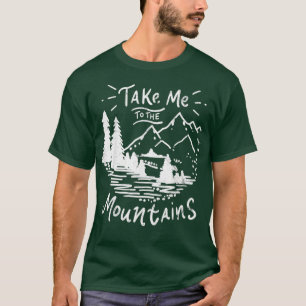 Klimmende scout van het wandelende kamp t-shirt