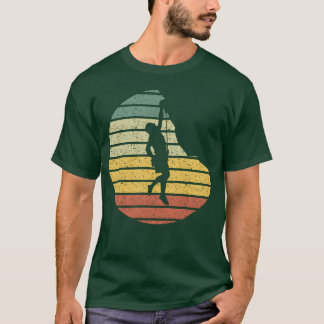 Klimmende Silhouette Vintage grappig T-shirt