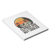 Klimmende Vader Vintage Zonsondergang Grappig T-Sh Notitieblok (Schuin)