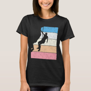 Klimmer Kostuum Boulderen Vintage Berg C T-shirt