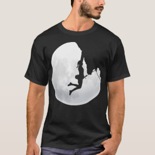 Klimmer Maan Berg Klimmen Rock Klimmen 1 T-shirt