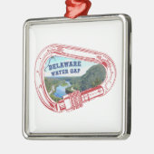 Klimmer van de waterloopbaan van Delaware Metalen Ornament (Links)