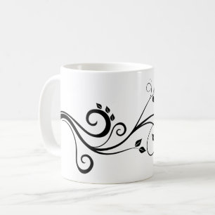 Klimplant Tak Bladeren Patroon   Botanisch Koffiemok
