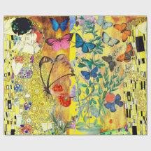 KLIMPT "DE KISS"-WRAPPINGPAPIER