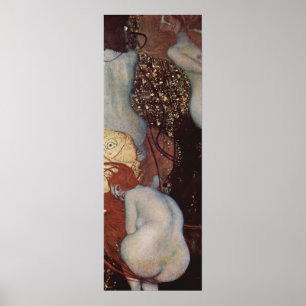 Klimt, affiche de poisson rouge de Gustav