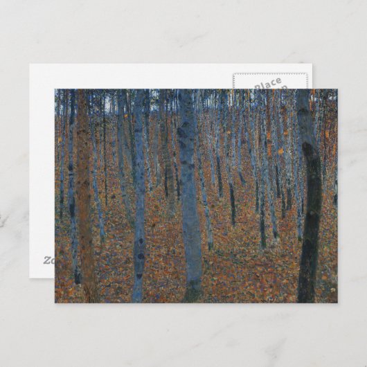 Klimt - Beech Grove Briefkaart (Voorkant / Achterkant)