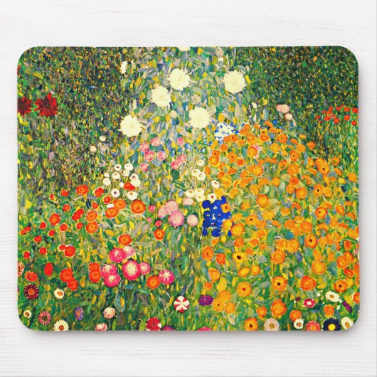 Klimt: Bloemtuin Muismat (Voorkant)