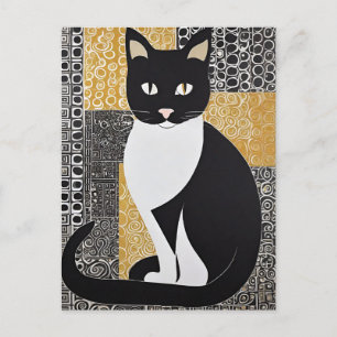 Klimt Cat Briefkaart