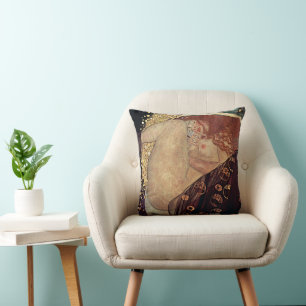 Klimt Danae Or Art Nouveau Coussin