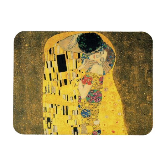 Klimt: De Kiss Art Premium magneet (Horizontaal)