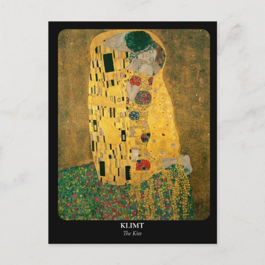 KLIMT / De Kus Briefkaart (Voorkant)