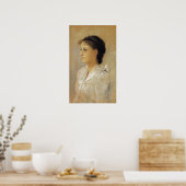 Klimt - Emilie Floge 1891 Poster (Keuken)