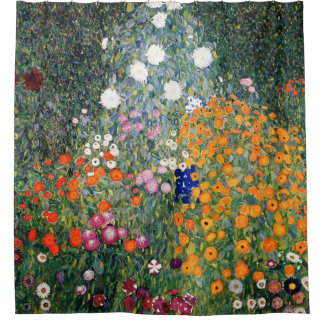 Klimt Flower Garden Showgordijn Douchegordijn