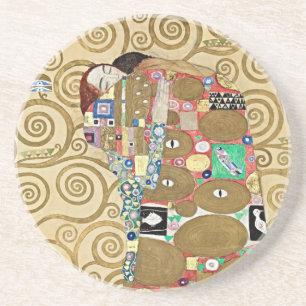Klimt Fulfillment Art Nouveau Onderzetter