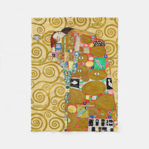Klimt Fulfillment Mozaïek: Vintage Stoclet Fries Fleece Deken