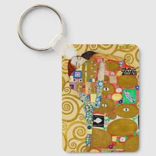 Klimt Fulfillment Mozaïek: Vintage Stoclet Fries Sleutelhanger