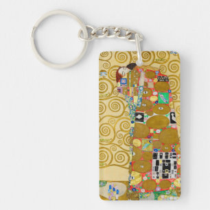 Klimt Fulfillment Mozaïek: Vintage Stoclet Fries Sleutelhanger