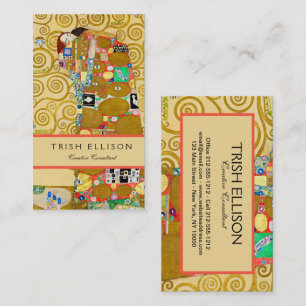 Klimt Fulfillment Mozaïek: Vintage Stoclet Fries Visitekaartje
