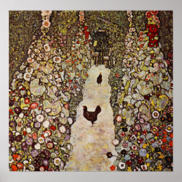 Klimt Garden met Poster voor roosters