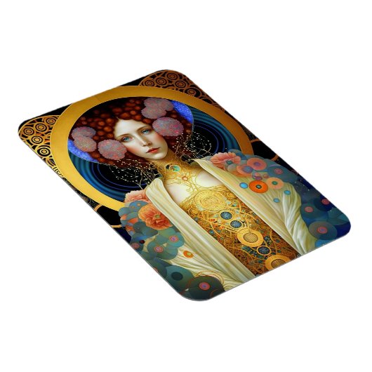 Klimt Geïnspireerde koningin Goddess Fantasy Art Magneet (Rechterzijde)