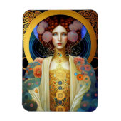 Klimt Geïnspireerde koningin Goddess Fantasy Art Magneet (Verticaal)