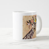 Klimt Giraffe | Bodemteelt Extra Grote Beker (Voorkant rechts)