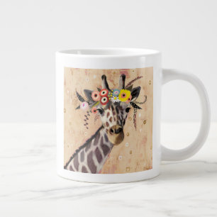 Klimt Giraffe   Bodemteelt Extra Grote Beker