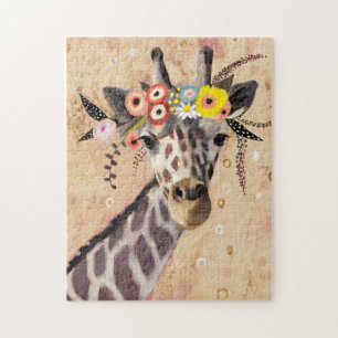 Klimt Giraffe   Bodemteelt Legpuzzel