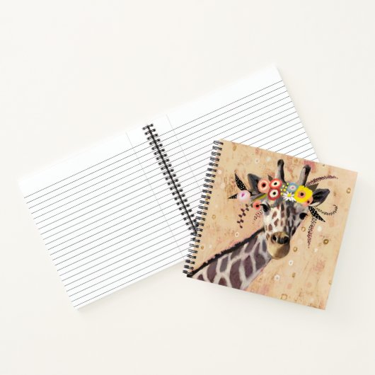 Klimt Giraffe | Bodemteelt Notitieboek (Binnen)