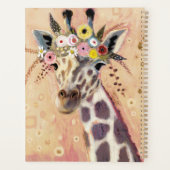 Klimt Giraffe | Orné De Fleurs (Dos)