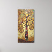 Klimt Golden Tree Abstract Art Nouveau Canvas Afdruk (Voorkant)