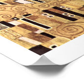 Klimt Gustav ~ het Kiss-Poster Poster (Hoek)
