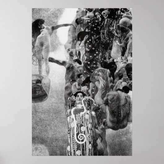 Klimt Gustav ~ Poster de médecine 1907 (Devant)