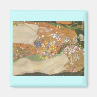 Klimt, Gustav: Wasserschlangen (Freundinnen) II Magneet