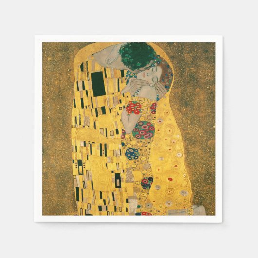 Klimt // Het kus schilderen Servet (Voorkant)
