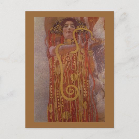 Klimt hygeia briefkaart (Voorkant)