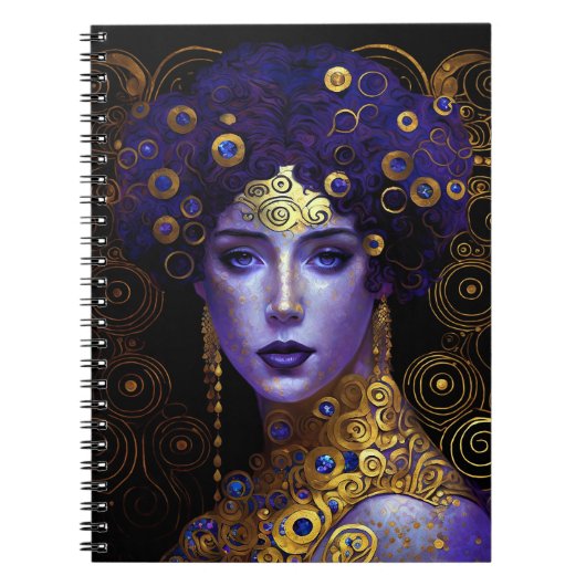 Klimt Inspiré Queen Goddess Carnet (Devant)