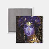 Klimt Inspiré Queen Goddess Magnet (Recto/Verso)