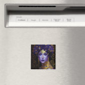 Klimt Inspiré Queen Goddess Magnet (In Situ (Lave-vaisselle))