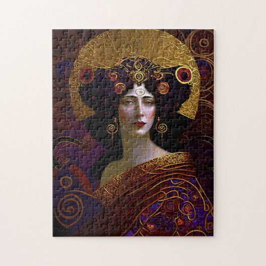Klimt Inspiré Queen Goddess Puzzle (Vertical)