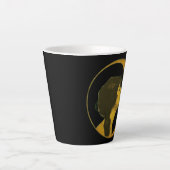 Klimt-Inspired Surreal Collage Latte Mok (Voorkant)