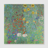 Klimt - Jardin de campagne, Fleurs de soleil Carte (Devant)